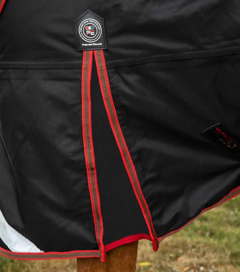 Titan 450G Turnout Rug With Snug-Fit Neck Cover Black 4