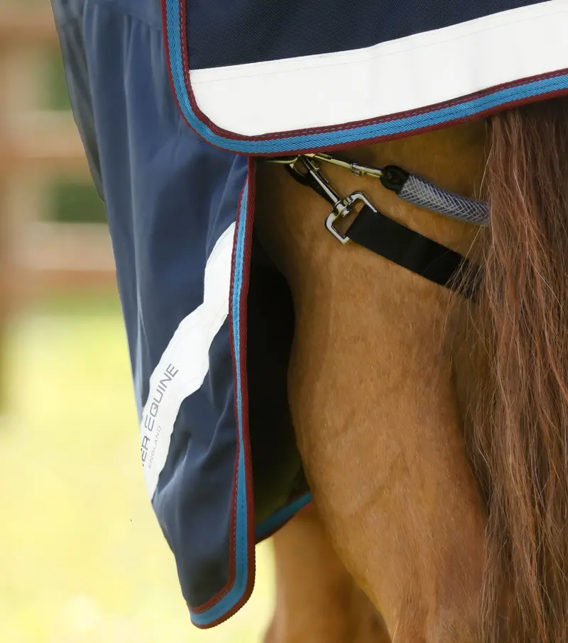 Titan Storm 200G Combo Turnout Rug With Snug-Fit Neck Navy 5