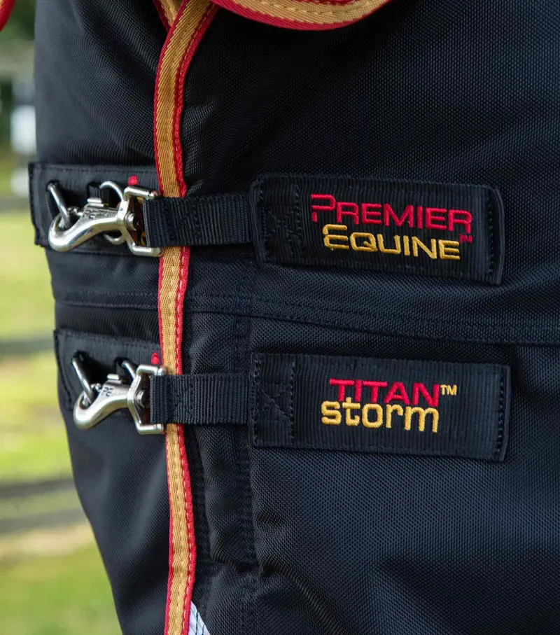 Titan Storm 450G Combo Turnout Rug With Snug-Fit Neck Black 3