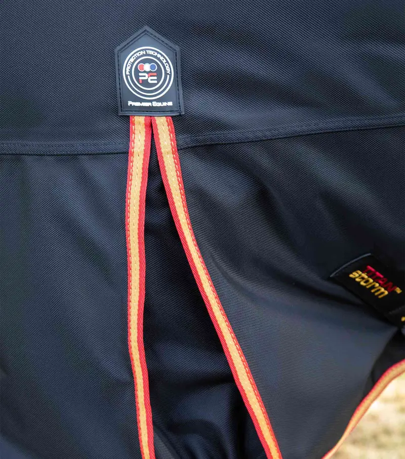 Titan Storm 450G Combo Turnout Rug With Snug-Fit Neck Black 4