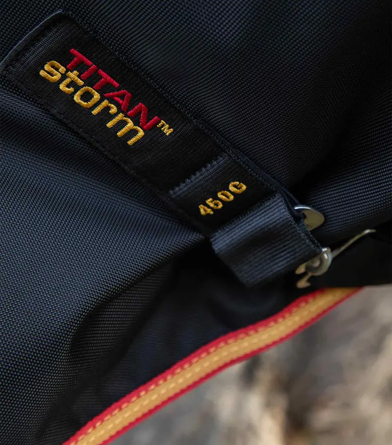 Titan Storm 450G Combo Turnout Rug With Snug-Fit Neck Black 5