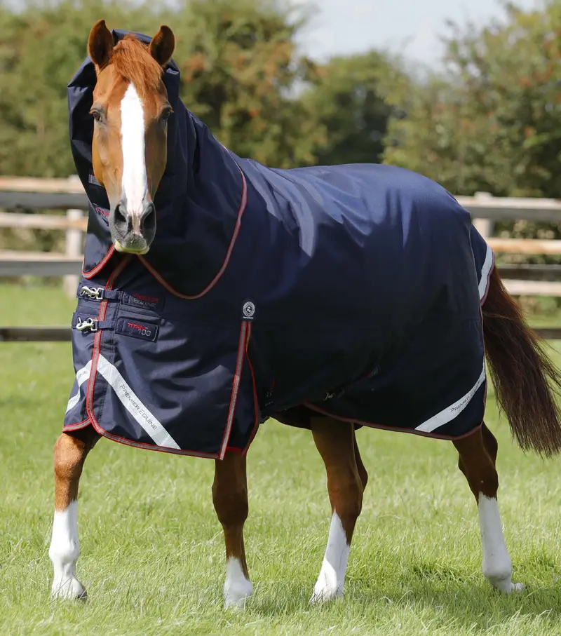 Titan Trio Complete 4 In 1 Turnout Rug Navy 1