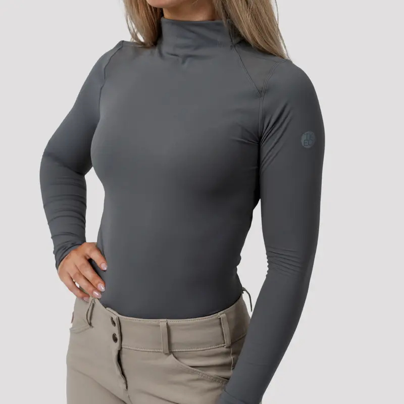 Tkeq The 'Chloe' High Collar Technical Top 1