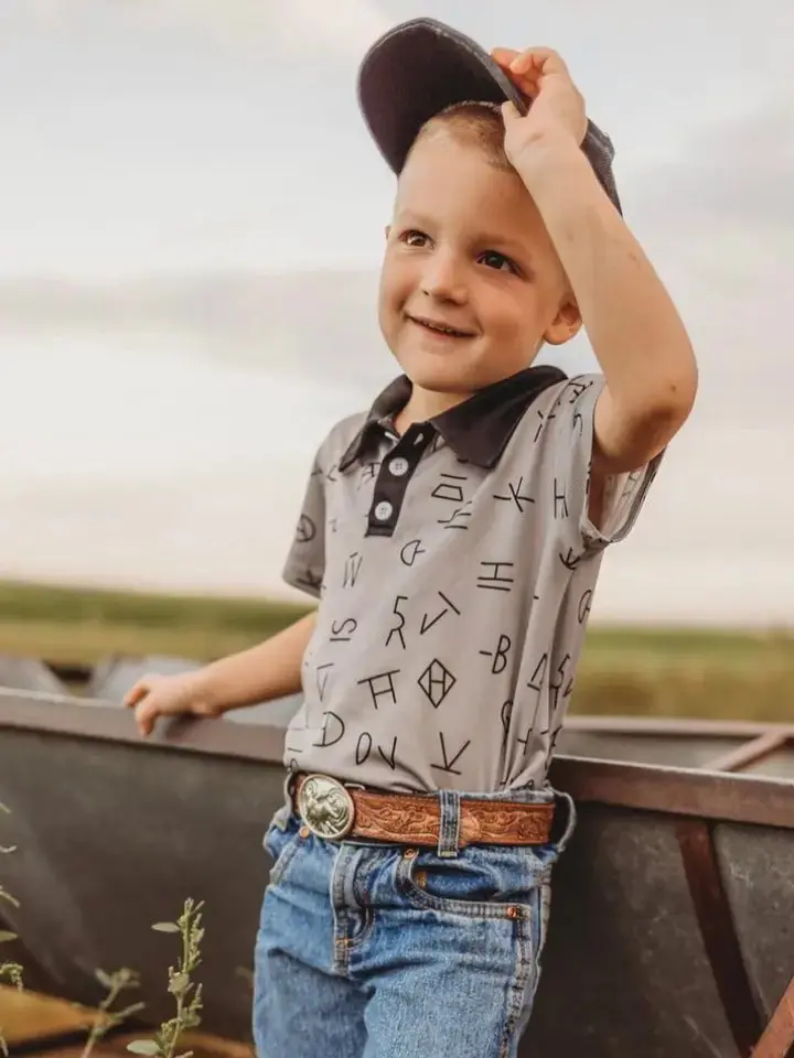 Toddler Grey Brands Polo Shirt 1