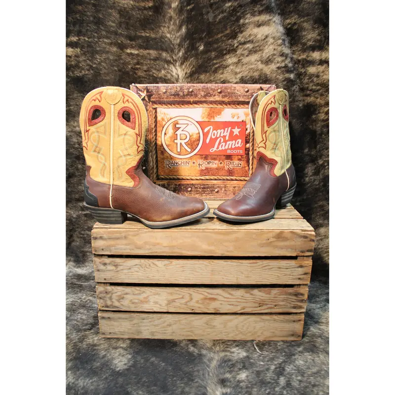 Tony Lama Men's Bark Marshall Ranch Roping Boot 1