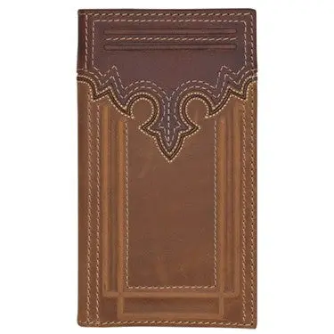 Tony Lama Rodeo Wallet With Yoke And Trapunto Accents 1