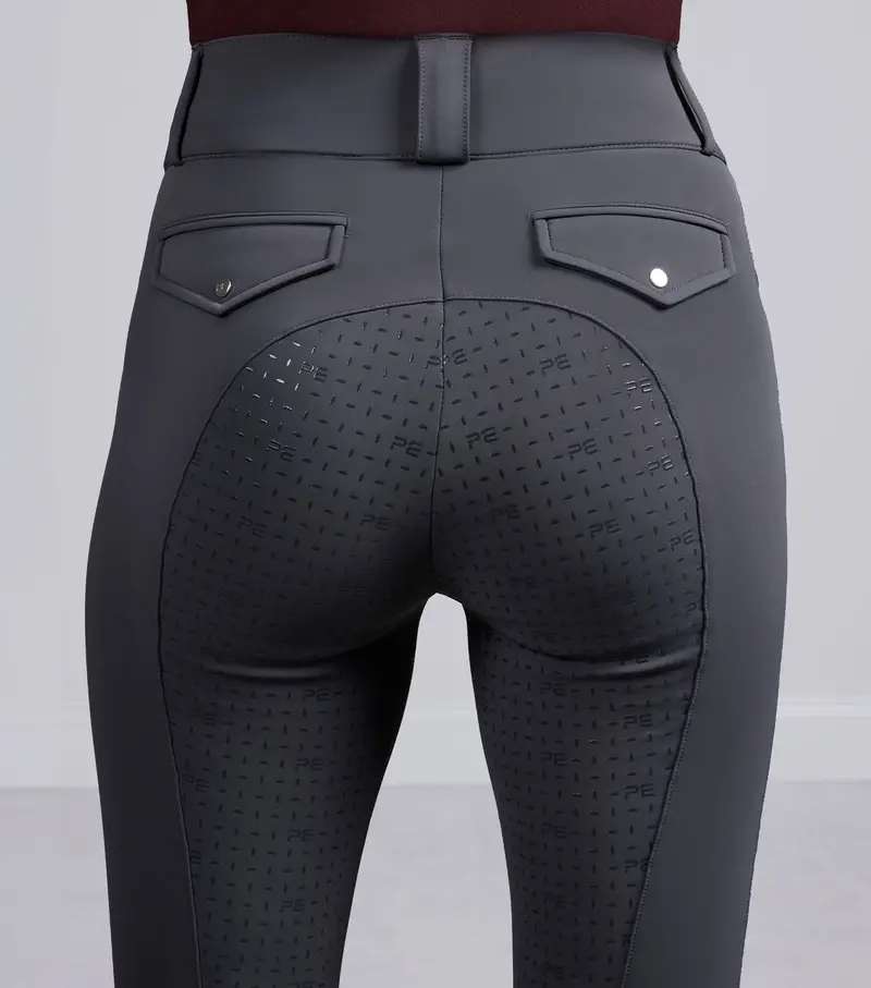 Torino Ii Womens Gel Full Seat Riding Breeches Anthracite 4