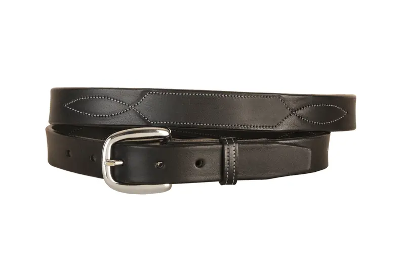 Tory 1" Stitched Pattern Belt 1
