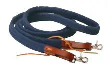 Tory Braided Cotton Ollie Rein With Snap End 1