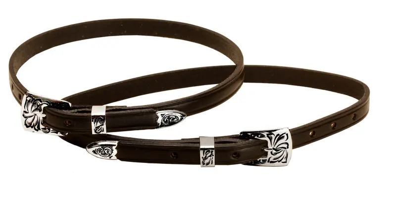 Tory English Spur Straps Black 4
