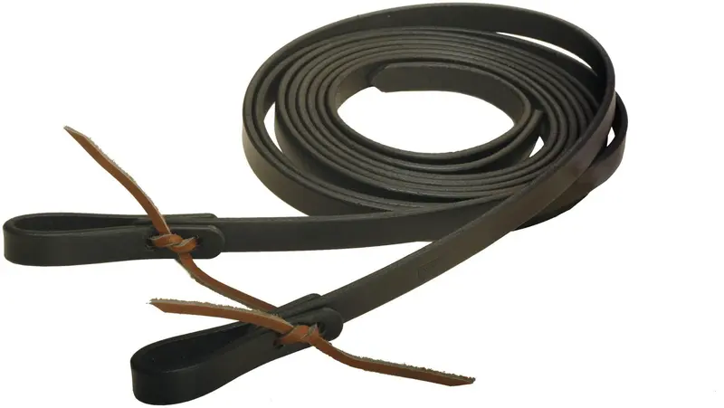 Tory Leather 5/8 Inch Split Reins With Water Strap Ends 1
