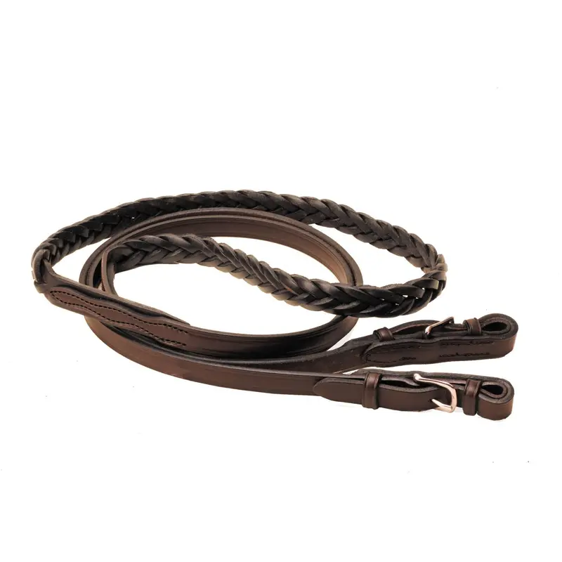 Tory Leather 5/8" X 8' One Piece Roping Reins 1