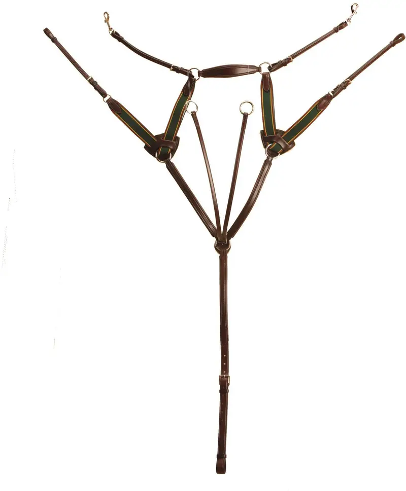Tory Leather 5 Point Breast Plate 2