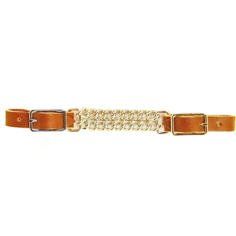 Tory Leather Double Chain Curb 1