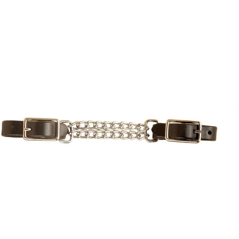 Tory Leather Double Chain Curb Strap 1