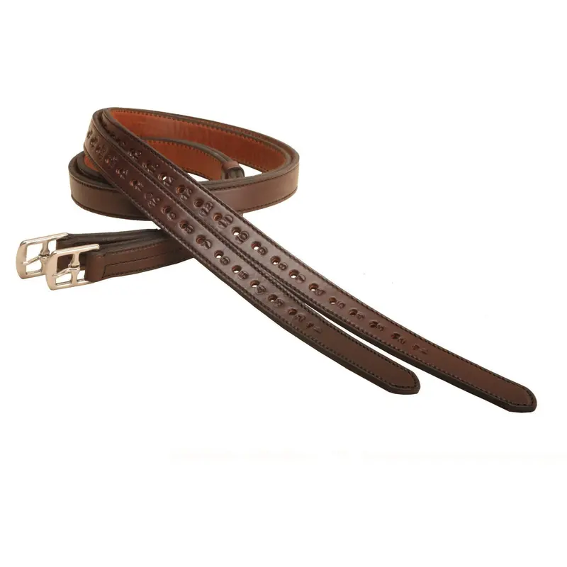 Tory Leather Half Hole Lined Stirrup Leathers 2