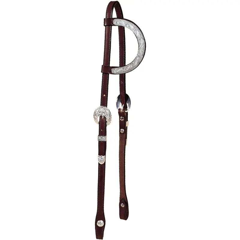 Tory Leather Oklahoma One-Ear Show Headstall – Minimalist, Competition-Ready Design