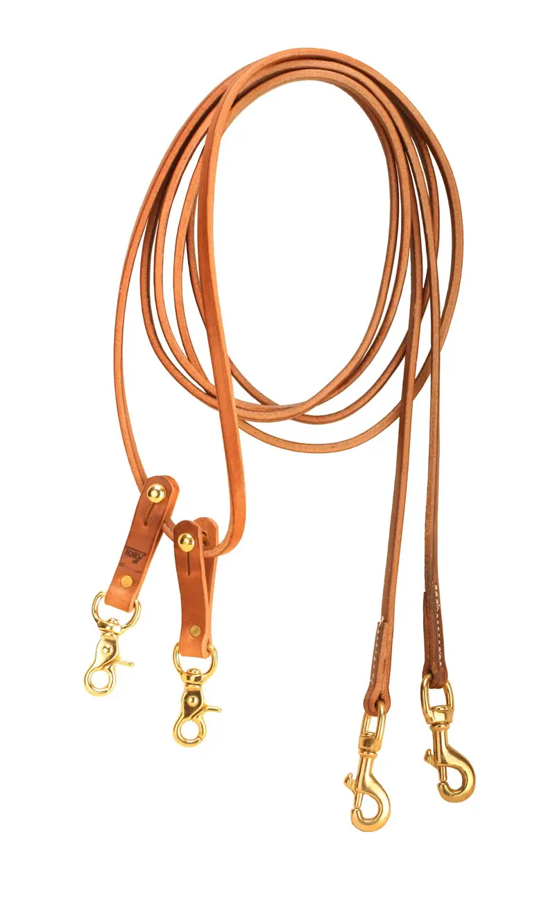 Tory Leather Pulley Leather Draw Reins 3