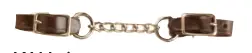 Tory Leather Single Chain/Leather Curb 2