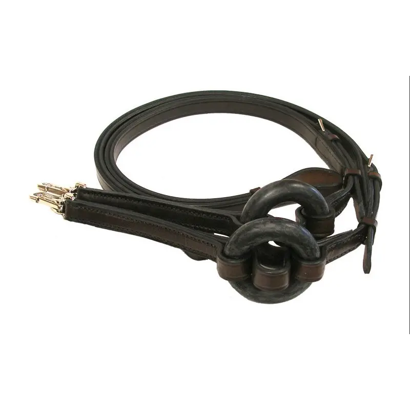 Tory Rubber Donut Leather Side Reins 1