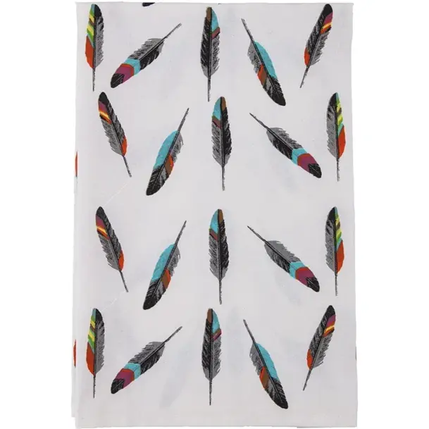 Tossed Feather Southwestern Tea Towel 1