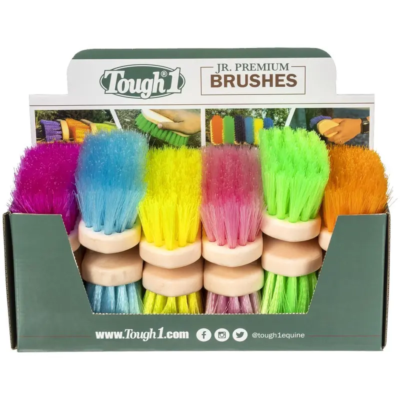 Tough1 Assorted Jr. Medium Bristle Brushes 1