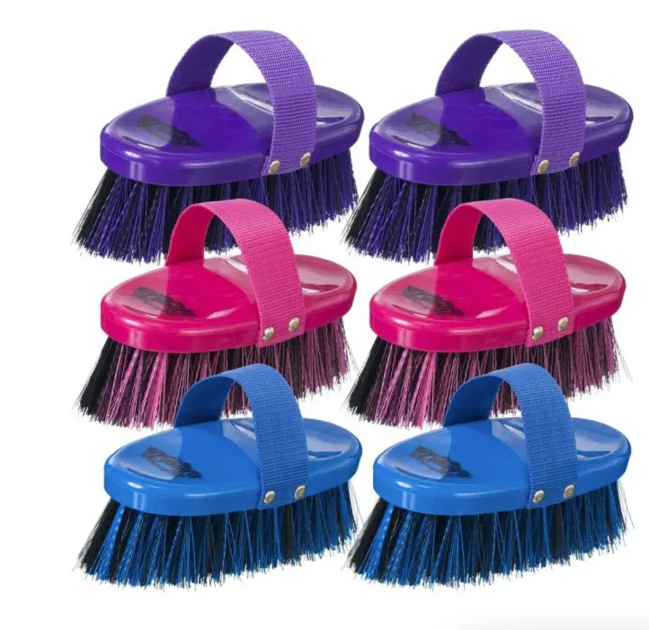Tough1 Comfort Grip Angled Medium And Soft Bristle Brush 1