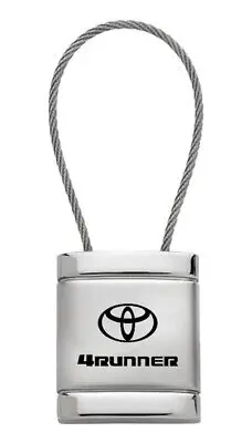 Toyota 4Runner Satin Chrome Cable Key Fob (Silver) 1