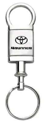 Toyota 4Runner Satin Chrome Valet Keychain (Silver) 1