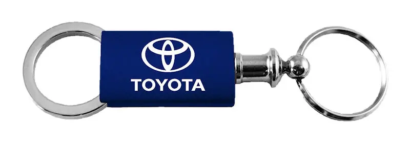 Toyota Anodized Aluminum Valet Key Chain 3