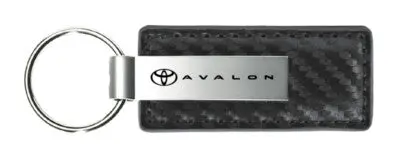 Toyota Avalon Carbon Fiber Leather Key Chain (Gun Metal) 1