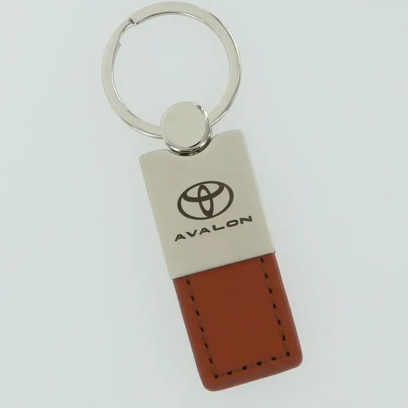 Toyota Avalon Leather Key Ring (Brown) 1