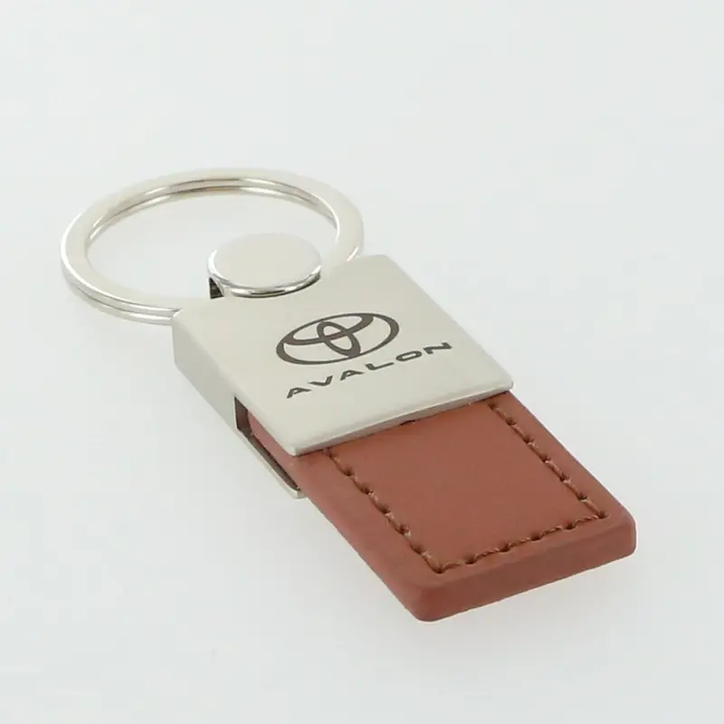 Toyota Avalon Leather Key Ring (Brown) 2