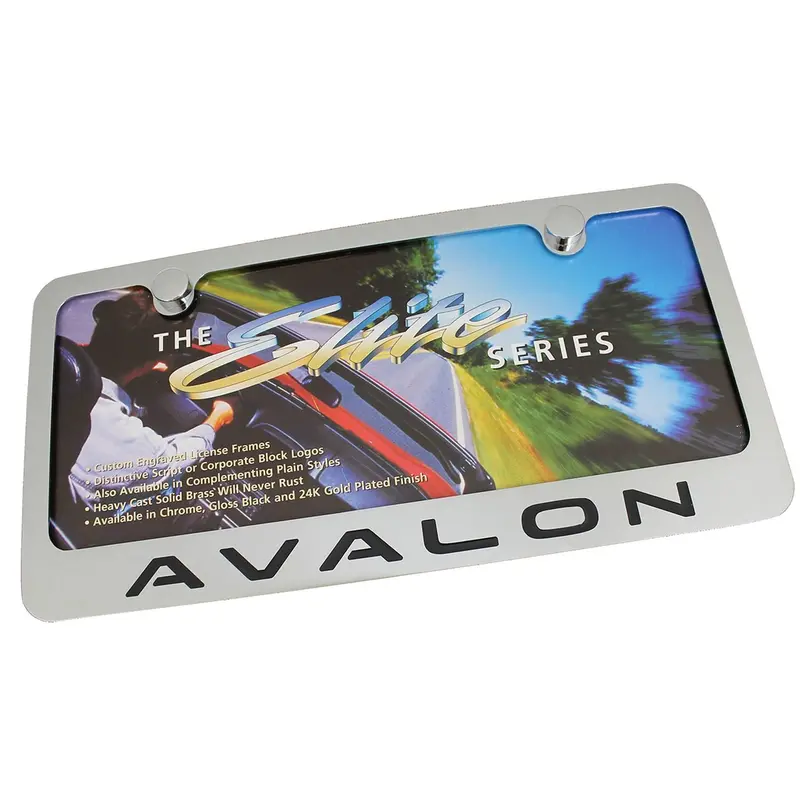 Toyota Avalon License Plate Frame (Chrome) 1