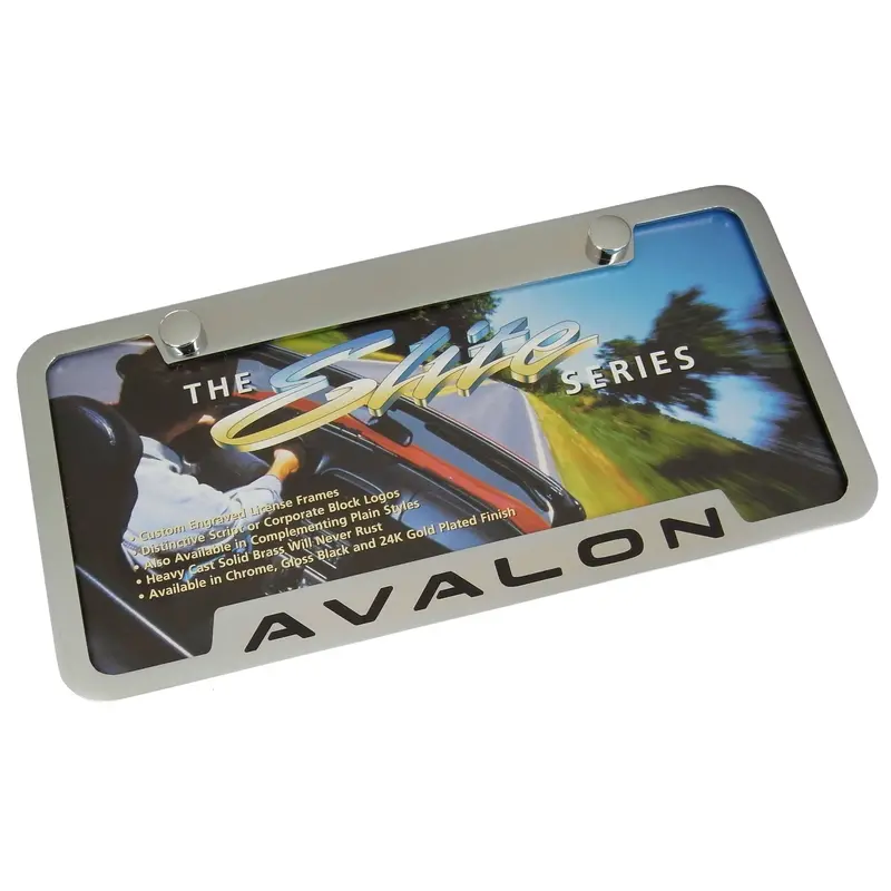 Toyota Avalon License Plate Frame (Chrome) 1