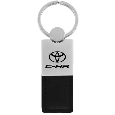 Toyota C-Hr Duo Leather Keychain (Black) 1