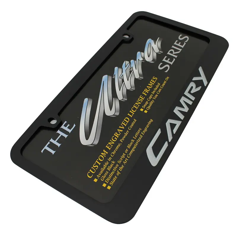 Toyota Camry License Plate Frame (Black) 2