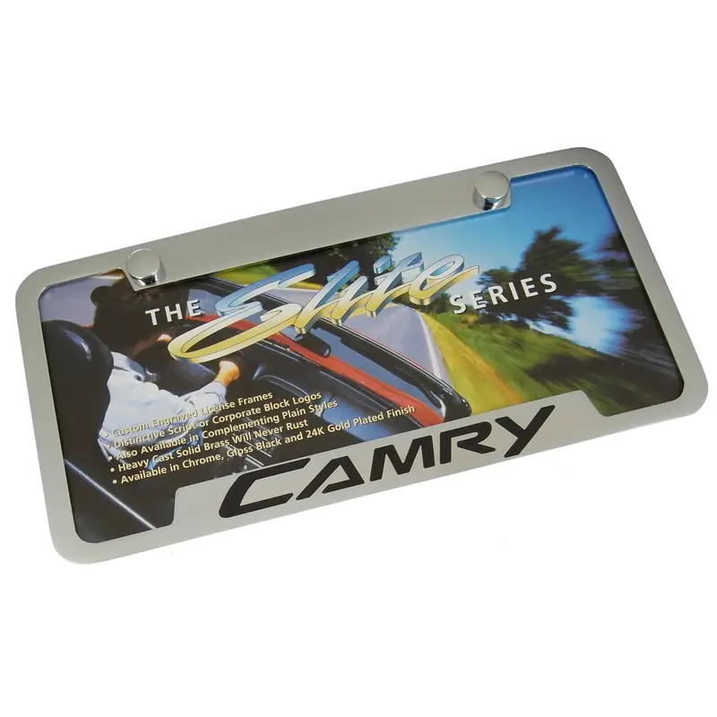 Toyota Camry License Plate Frame (Chrome) 1