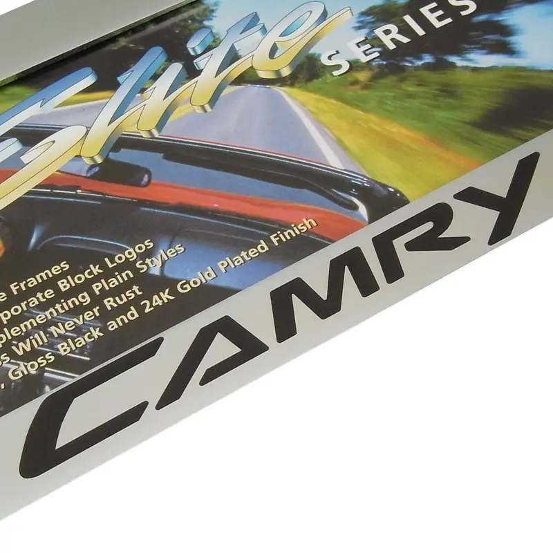 Toyota Camry License Plate Frame (Chrome) 2