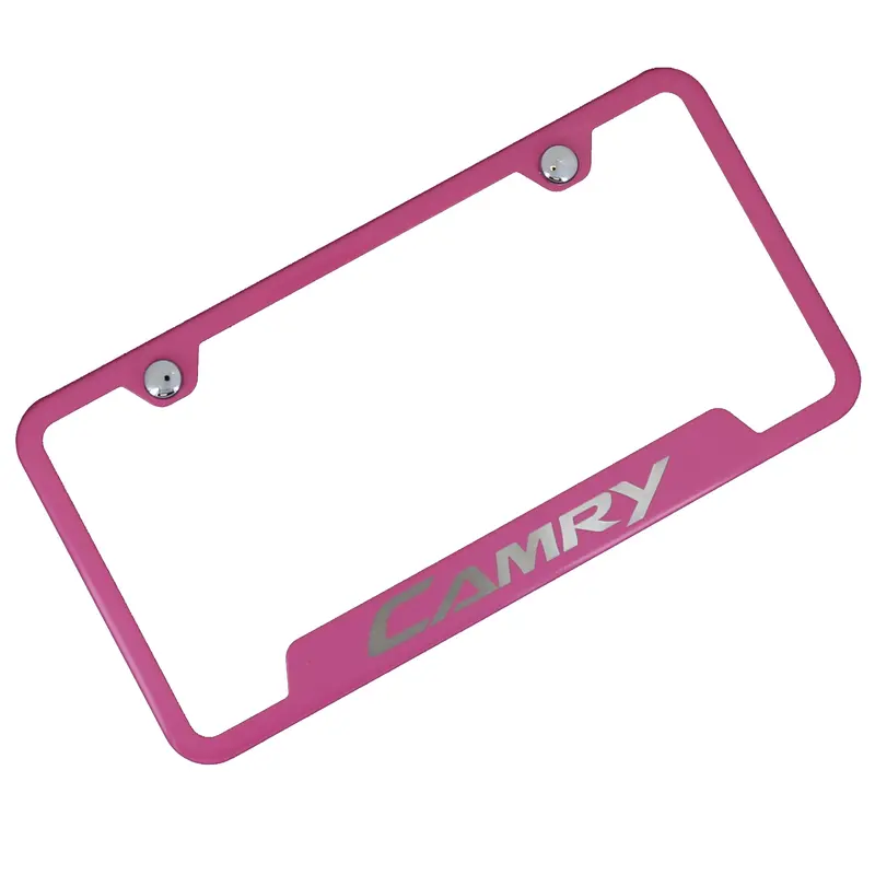 Toyota Camry License Plate Frame (Pink) 1