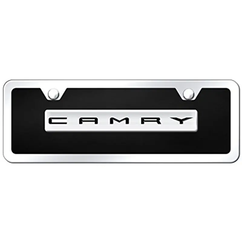 Toyota Camry Mini License Plate Kit (Black) 1