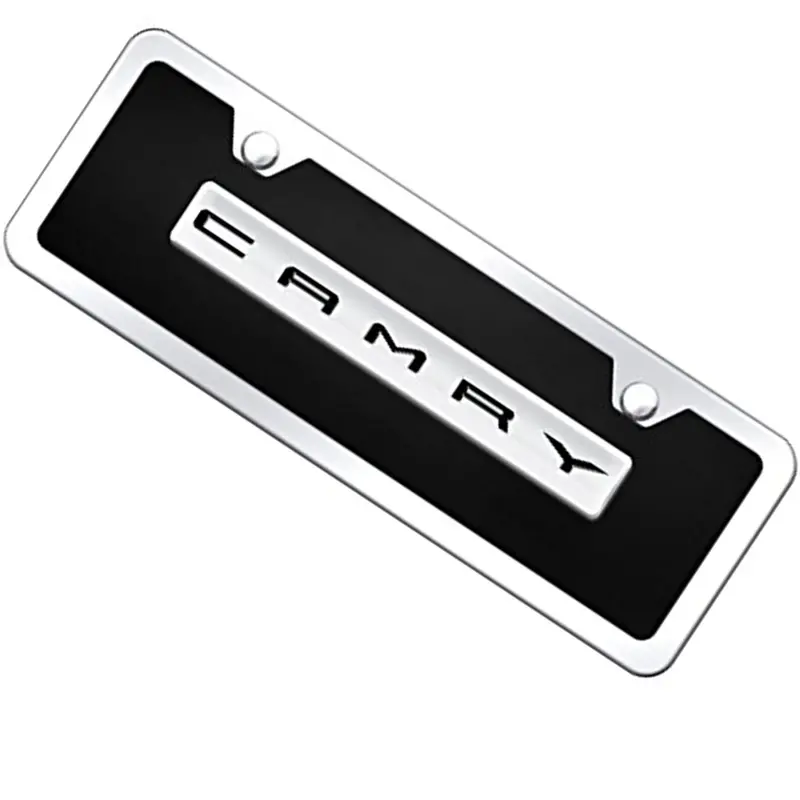 Toyota Camry Mini License Plate Kit (Black) 2