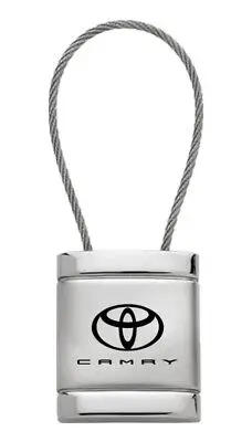 Toyota Camry Satin Chrome Cable Key Fob (Silver) 1