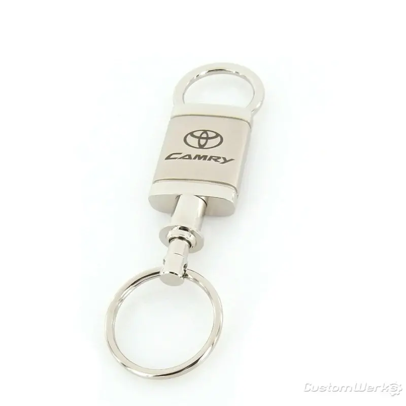Toyota Camry Satin Valet Keychain (Chrome) 1
