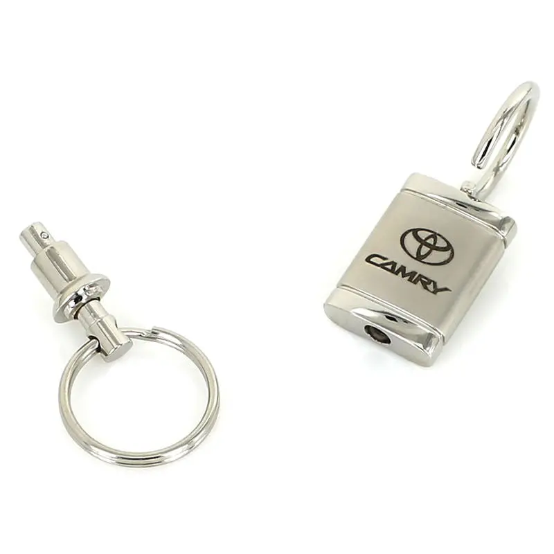 Toyota Camry Satin Valet Keychain (Chrome) 2