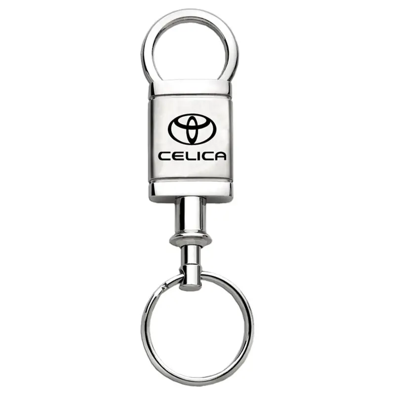 Toyota Celica Satin Valet Keychain (Chrome) 1