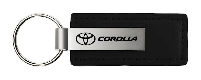 Toyota Corolla Leather Keychain (Black) 1