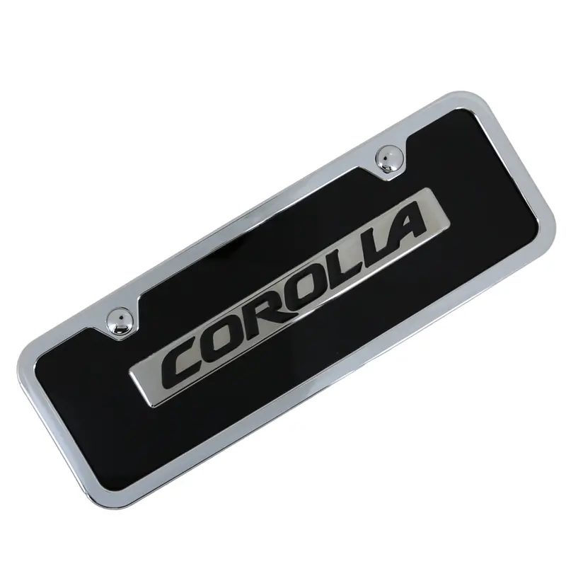 Toyota Corolla License Plate Kit (Black) 1