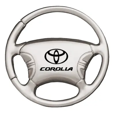 Toyota Corolla Steering Wheel Key Fob (Silver) 1