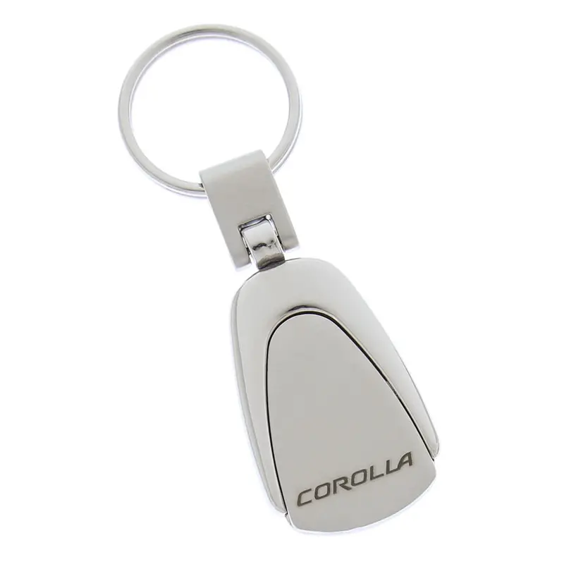 Toyota Corolla Tear Drop Key Chain (Chrome) 1